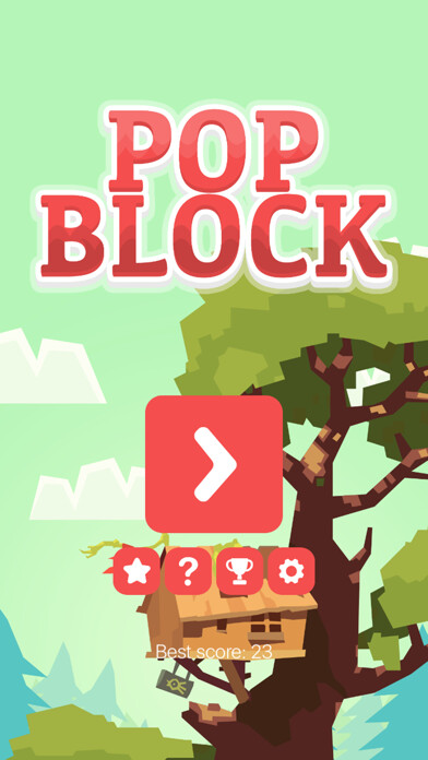 Emulate iPhone app Pop Block - Quick Puzzle Game using MyAndroid