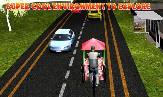Emulate Android APK Popcorn hawker cycle