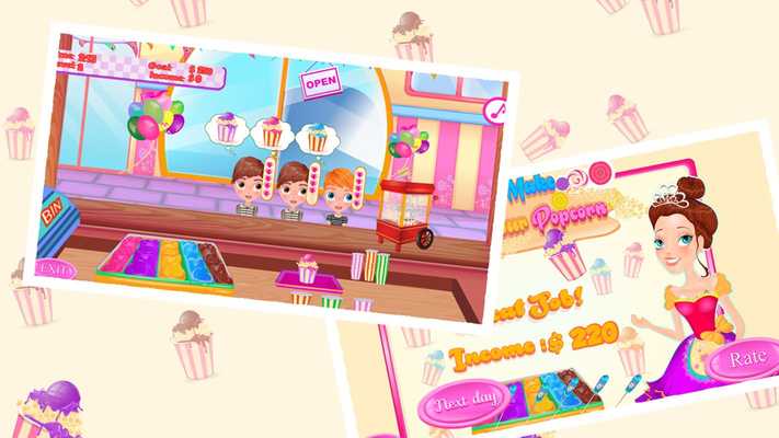 Emulate Android APK popcorn maker - game for girls Emulate Android APK popcorn maker - game for girls