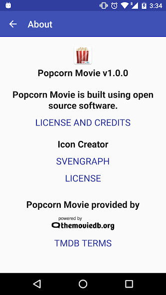 Run android online APK Popcorn Movie from MyAndroid or emulate Popcorn Movie using MyAndroid
