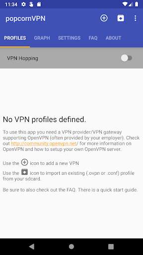 Run android online APK popcornVPN - The Hopping VPN from MyAndroid or emulate popcornVPN - The Hopping VPN using MyAndroid