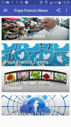 Run android online APK Pope Francis News from MyAndroid or emulate Pope Francis News using MyAndroid