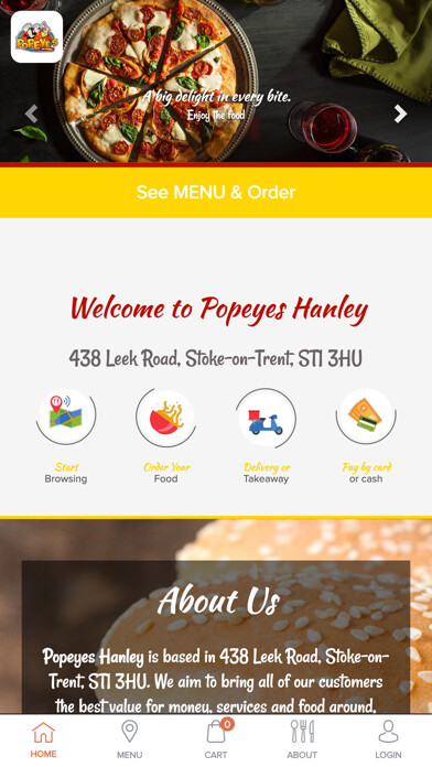 Emulate iPhone app Popeyes Hanley - Order Online using MyAndroid Emulate iPhone app Popeyes Hanley - Order Online using MyAndroid