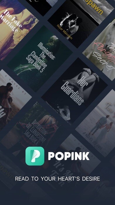 Emulate iPhone app POPINK Novels - Romance Online using MyAndroid