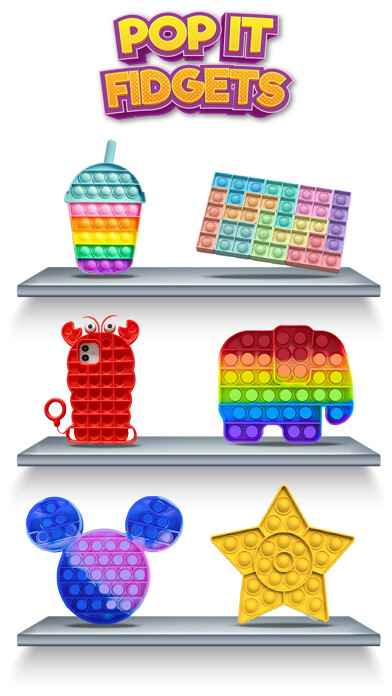 Emulate iPhone app Pop it fidget toys 3d popop! using MyAndroid Emulate iPhone app Pop it fidget toys 3d popop! using MyAndroid