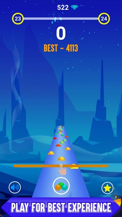 Emulate iPhone app Pop It Hop 3D - Ball Rush Game using MyAndroid Emulate iPhone app Pop It Hop 3D - Ball Rush Game using MyAndroid
