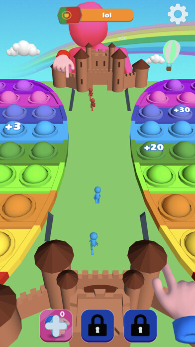 Emulate iPhone app pop it - hyper run using MyAndroid