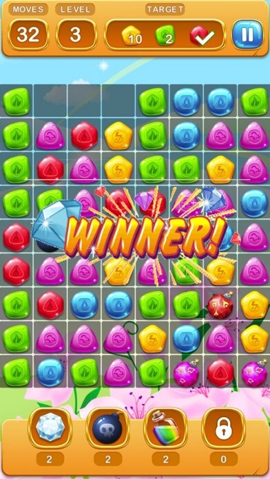 Emulate iPhone app Pop Jewel Blast - Block Puzzle using MyAndroid