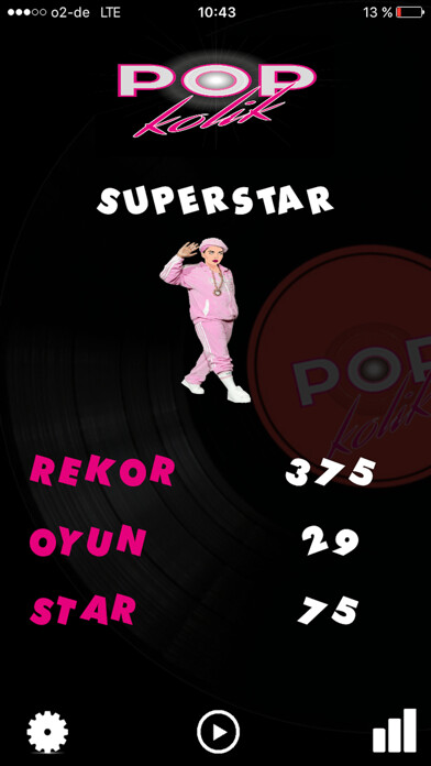 Emulate iPhone app Popkolik - Türkçe Pop Quiz using MyAndroid Emulate iPhone app Popkolik - Türkçe Pop Quiz using MyAndroid