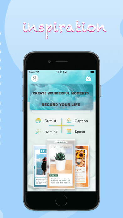 Emulate iPhone app Pop Likes Photo - Poster Boost using MyAndroid