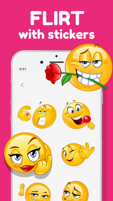 Emulate iPhone app Pop Love Stickers & Emojis using MyAndroid Emulate iPhone app Pop Love Stickers & Emojis using MyAndroid