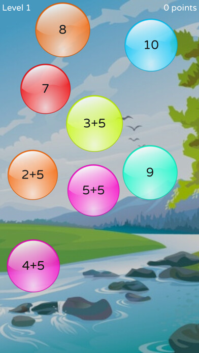 Emulate iPhone app PopMath Lite using MyAndroid