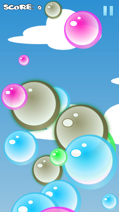 Emulate iPhone app Popping Bubbles Game using MyAndroid