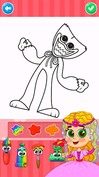Run android online APK Poppy Playtime Coloring Horror from MyAndroid or emulate Poppy Playtime Coloring Horror using MyAndroid
