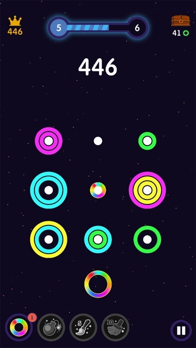Emulate iPhone app Pop Rings: Color Puzzle Game using MyAndroid Emulate iPhone app Pop Rings: Color Puzzle Game using MyAndroid