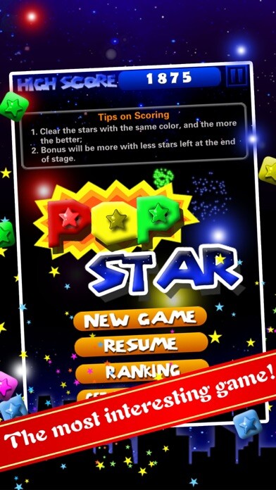 Emulate iPhone app PopStar! Lite using MyAndroid Emulate iPhone app PopStar! Lite using MyAndroid