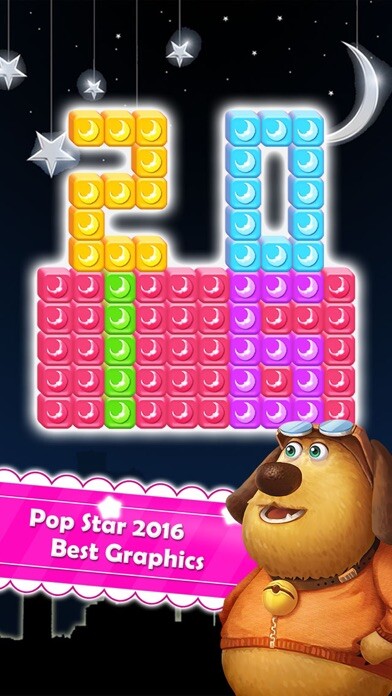 Emulate iPhone app 消灭石头 Pop Stone - 消灭星星姊妹篇 Pop Star 快乐Star消消乐 天天星星爱消除 using MyAndroid