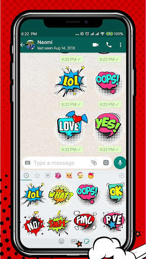 Run android online APK Pop Style Words Emoji Stickers - Add to Chats App from MyAndroid or emulate Pop Style Words Emoji Stickers - Add to Chats App using MyAndroid