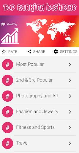 Run android online APK Popular HashTags for Instagram Likes & Followers from MyAndroid or emulate Popular HashTags for Instagram Likes & Followers using MyAndroid