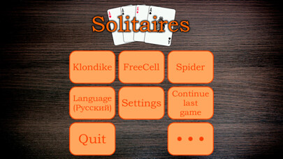 Emulate iPhone app Popular Solitaires using MyAndroid