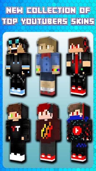 Run android online APK Popular Youtubers Skins for MCPE from MyAndroid or emulate Popular Youtubers Skins for MCPE using MyAndroid Run android online APK Popular Youtubers Skins for MCPE from MyAndroid or emulate Popular Youtubers Skins for MCPE using MyAndroid