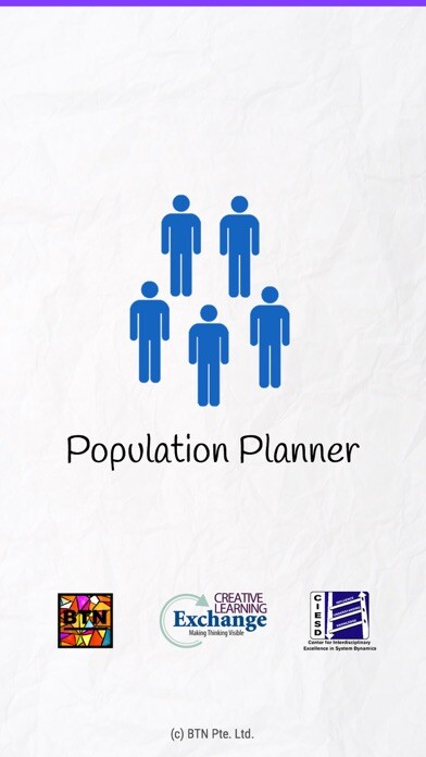Emulate iPhone app Population Planner using MyAndroid