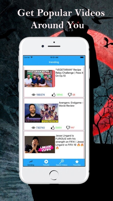 Emulate iPhone app PopVidTube-View Popular Videos using MyAndroid Emulate iPhone app PopVidTube-View Popular Videos using MyAndroid