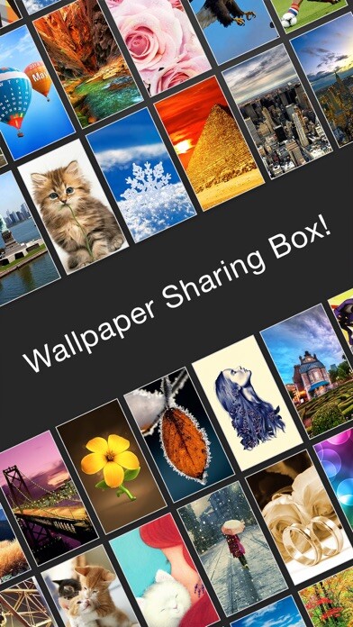 Emulate iPhone app Pop Wallpapers & Backgrounds using MyAndroid