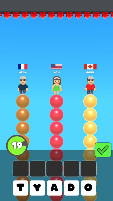 Emulate iPhone app Pop Words - Word Puzzle using MyAndroid Emulate iPhone app Pop Words - Word Puzzle using MyAndroid
