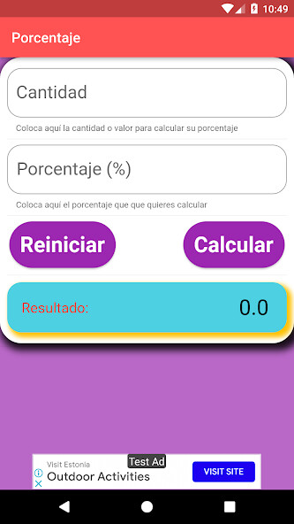 Run android online APK Porcentaje Simple App from MyAndroid or emulate Porcentaje Simple App using MyAndroid Run android online APK Porcentaje Simple App from MyAndroid or emulate Porcentaje Simple App using MyAndroid