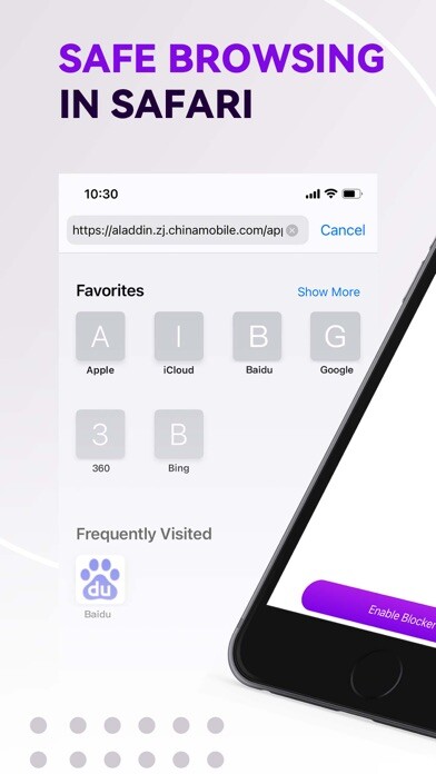 Emulate iPhone app Porn Shield-Block Ad in Safari using MyAndroid