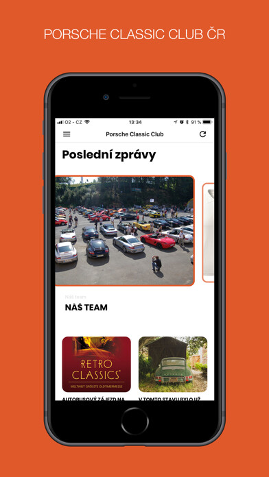 Emulate iPhone app Porsche Classic Club using MyAndroid Emulate iPhone app Porsche Classic Club using MyAndroid