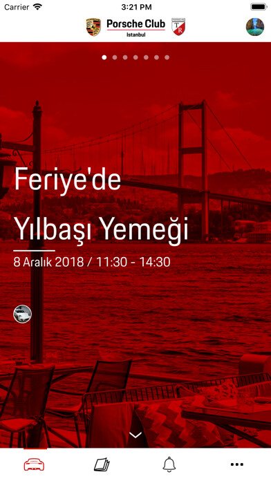 Emulate iPhone app Porsche Club Istanbul using MyAndroid