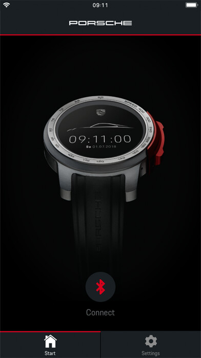 Emulate iPhone app Porsche Smartwatch using MyAndroid
