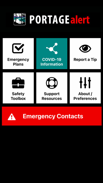 Emulate iPhone app Portage Alert using MyAndroid
