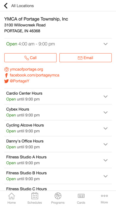 Emulate iPhone app Portage Township YMCA using MyAndroid Emulate iPhone app Portage Township YMCA using MyAndroid