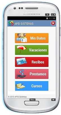 Emulate Android APK Portal del Empleado APSI
