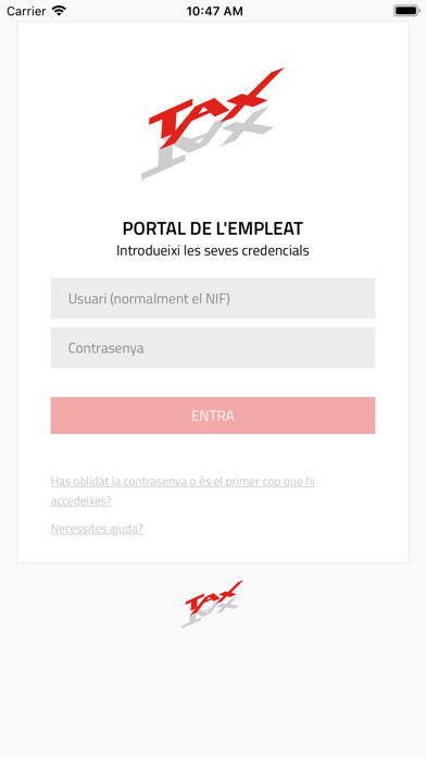 Emulate iPhone app Portal del empleado - RRHH using MyAndroid