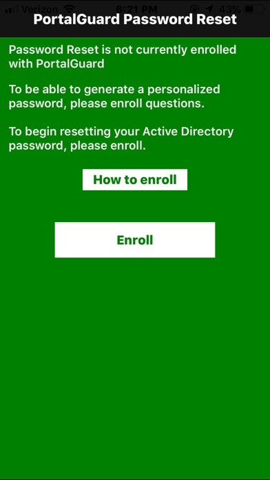 Emulate Android APK PortalGuard Password Reset