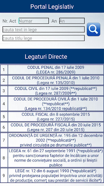 Run android online APK Portal Legislativ from MyAndroid or emulate Portal Legislativ using MyAndroid