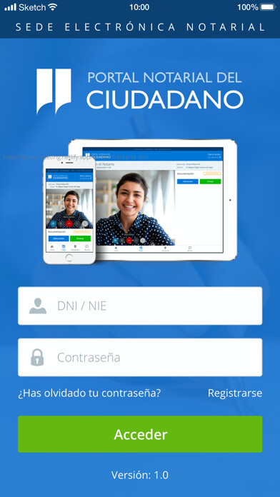 Emulate iPhone app Portal Notarial del Ciudadano using MyAndroid Emulate iPhone app Portal Notarial del Ciudadano using MyAndroid