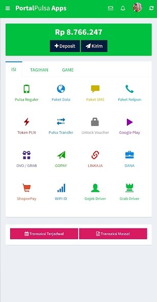 Run android online APK Portal Pulsa - Agen Pulsa, Kuota, PPOB Murah from MyAndroid or emulate Portal Pulsa - Agen Pulsa, Kuota, PPOB Murah using MyAndroid Run android online APK Portal Pulsa - Agen Pulsa, Kuota, PPOB Murah from MyAndroid or emulate Portal Pulsa - Agen Pulsa, Kuota, PPOB Murah using MyAndroid
