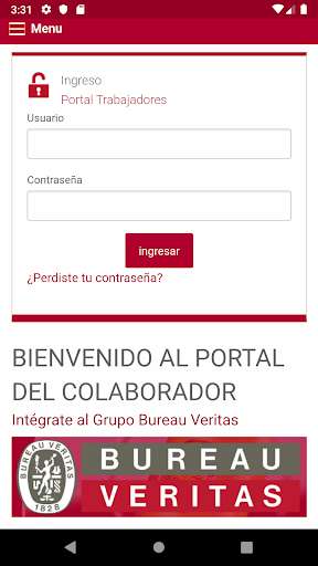 Run android online APK Portal trabajadores de Bureau Veritas from MyAndroid or emulate Portal trabajadores de Bureau Veritas using MyAndroid