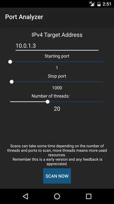 Emulate Android APK Port Analyzer Emulate Android APK Port Analyzer