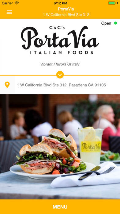 Emulate iPhone app Porta Via Foods using MyAndroid Emulate iPhone app Porta Via Foods using MyAndroid