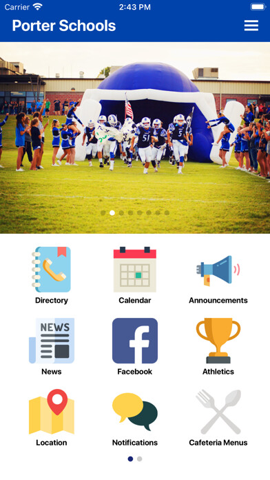 Emulate iPhone app Porter Consolidated Schools using MyAndroid Emulate iPhone app Porter Consolidated Schools using MyAndroid