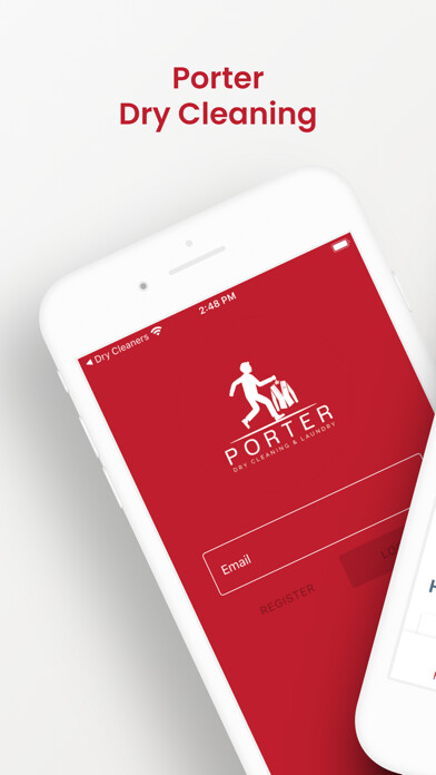 Emulate iPhone app Porter Dry Cleaning using MyAndroid