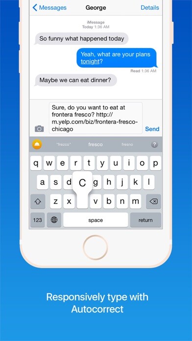 Emulate iPhone app PorterKey Keyboard: Smart Search With Restaurants, Traffic, Shopping, and More using MyAndroid Emulate iPhone app PorterKey Keyboard: Smart Search With Restaurants, Traffic, Shopping, and More using MyAndroid