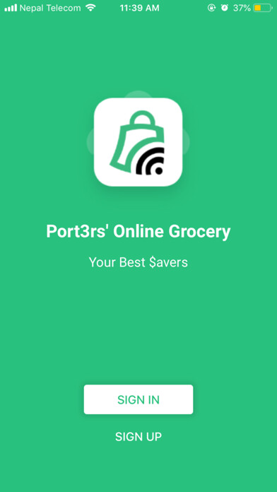 Emulate iPhone app Porters Online Grocery using MyAndroid Emulate iPhone app Porters Online Grocery using MyAndroid