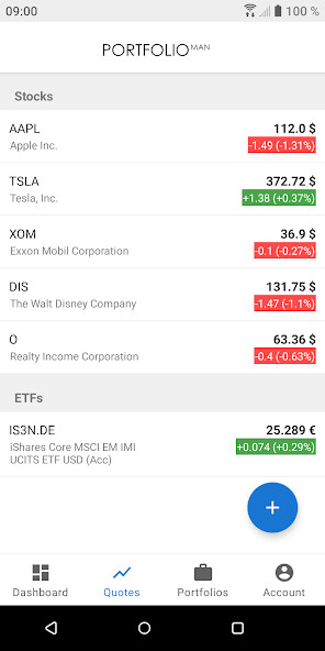 Run android online APK Portfolioman - Stocks  ETFs from MyAndroid or emulate Portfolioman - Stocks  ETFs using MyAndroid
